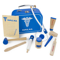 Dr. Maple's Medical Kit - Pretend Wooden Doctor Set