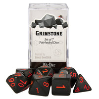 Polyhedral Dice Set, Grimstone (Set of 7)