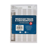 Dominoes Scorecards for Mexican Train & Chickenfoot